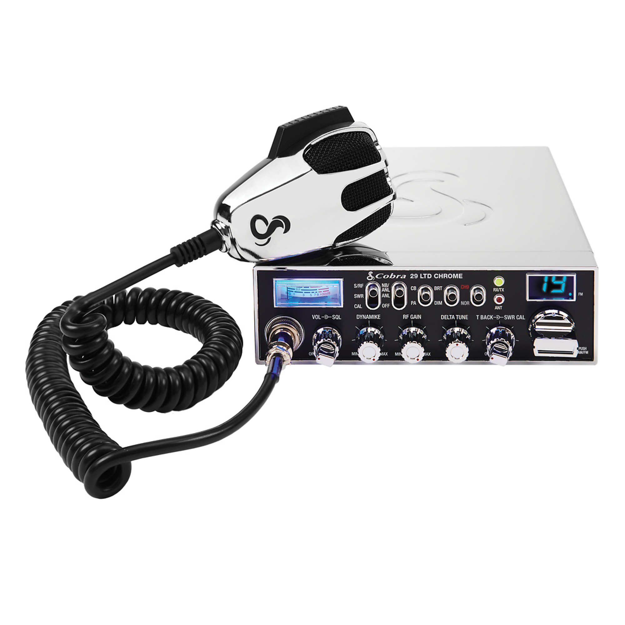Cobra, 29 LTD CHROME AM/FM, Channels (qty.) 40 Model# CCBP29LTCH